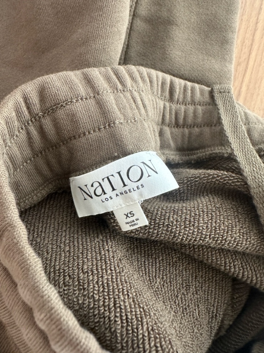 NWOT Nation LTD Casey Cargo Sweatpants Capers Green Joggers - Picture 4 of 9